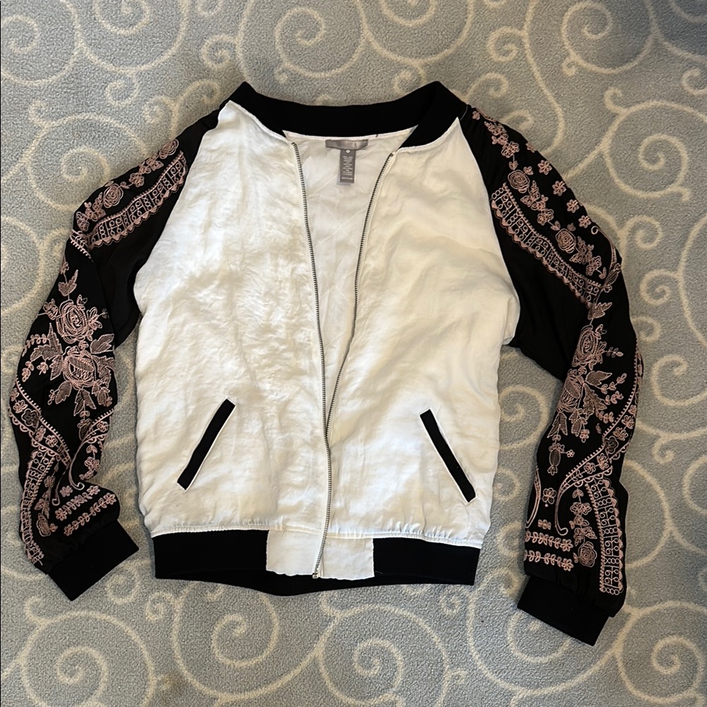 Aqua Bomber Jacket size small